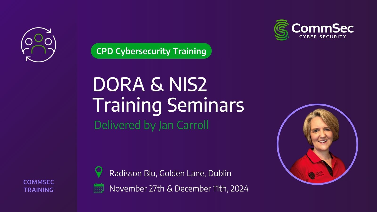 CommSec Training: New DORA and NIS2 Cybersecurity CPD Seminars ...