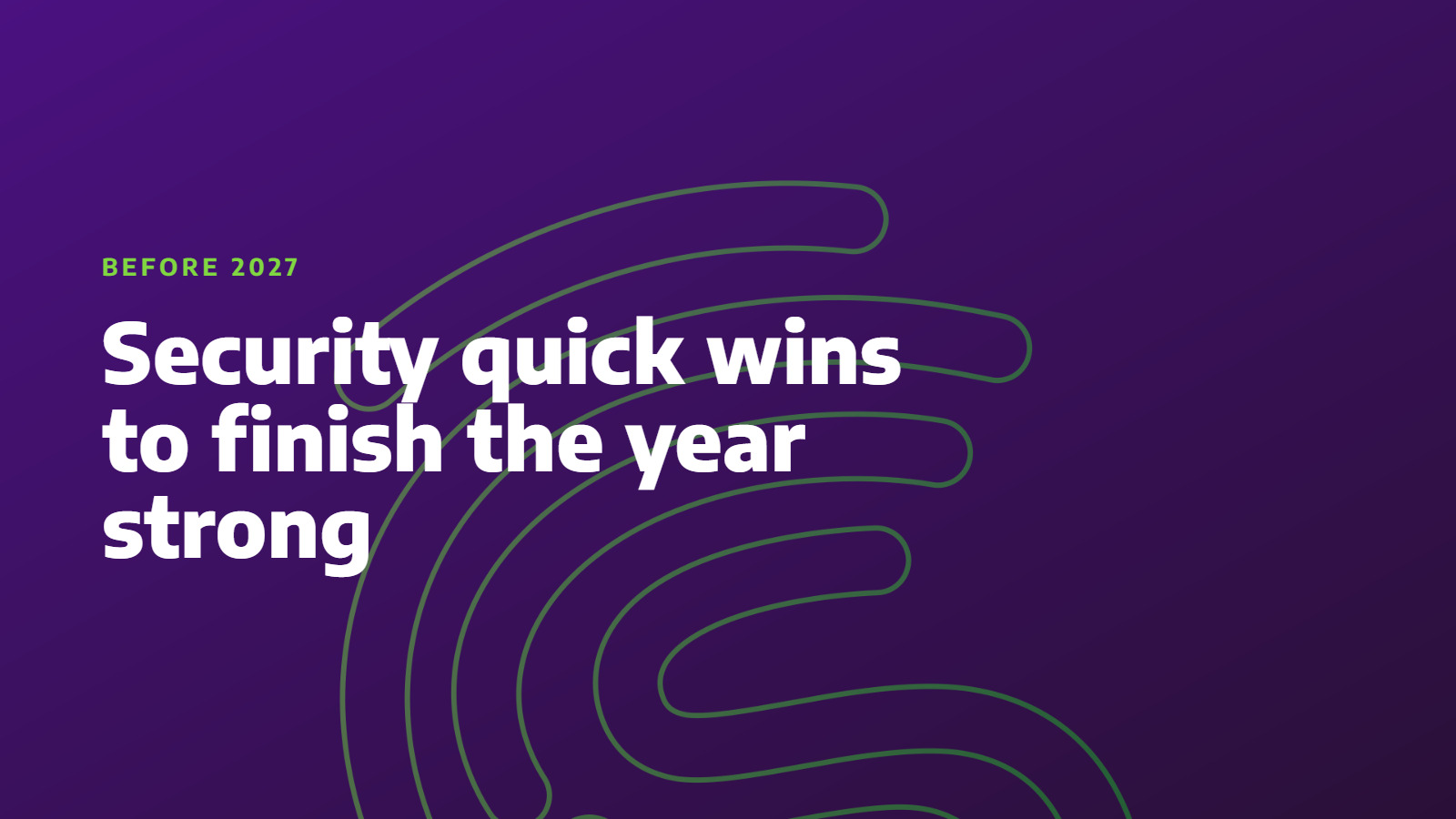 End of year review hero image